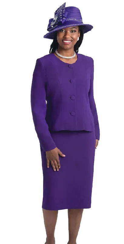 Lily And Taylor Suit 2920-Purple