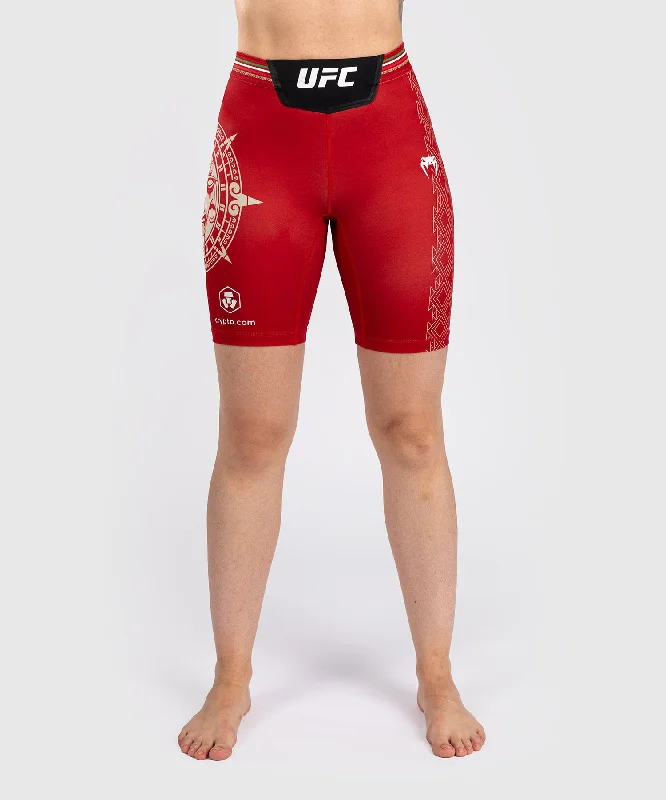 Noche UFC by Venum Authentic Fight Night Women’s Vale Tudo Short - Long Fit - Red