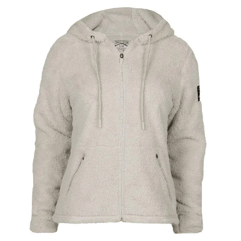 Women's Sherpa Jacket - Oatmeal