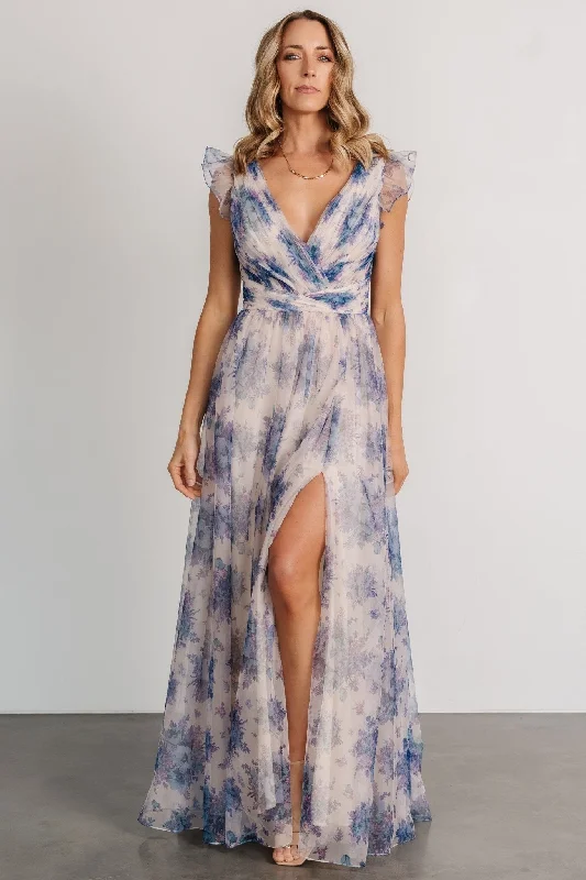 Dimitra Maxi Dress | Natural + Slate Floral