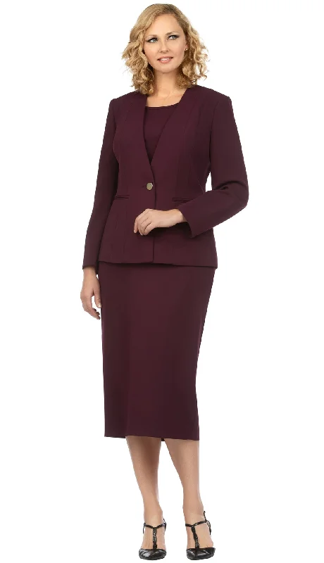 Giovanna Usher Suit S0722-Plum