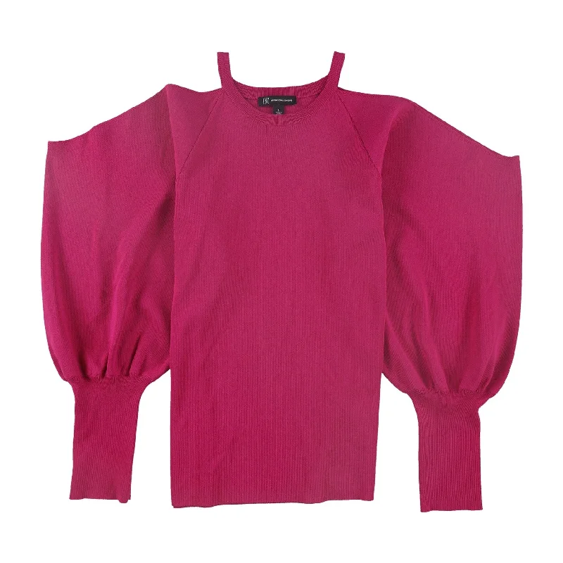 I-N-C Womens Solid Pullover Sweater, Pink, Large