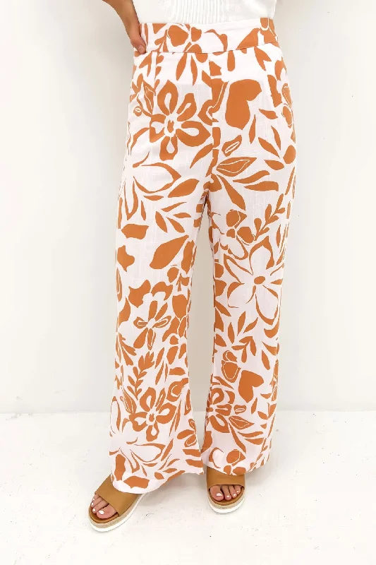 Lulu Pant Pink Rust