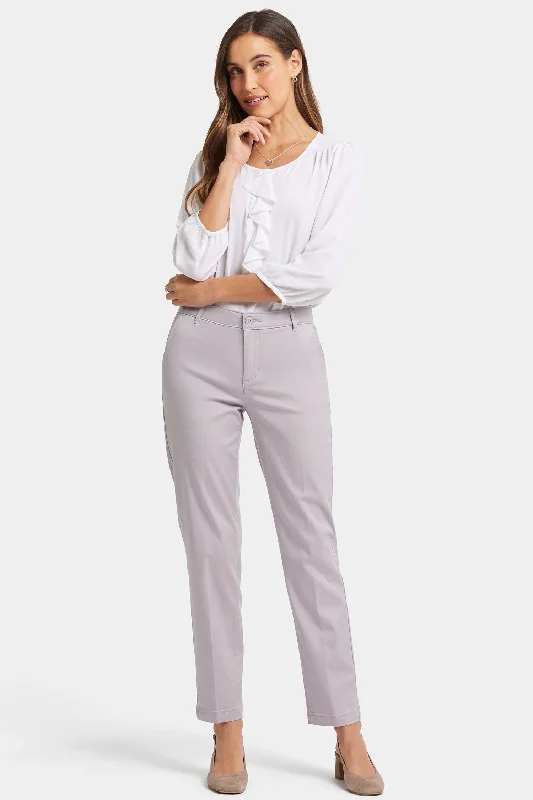 Sadie Slim Pant - Pearl Grey