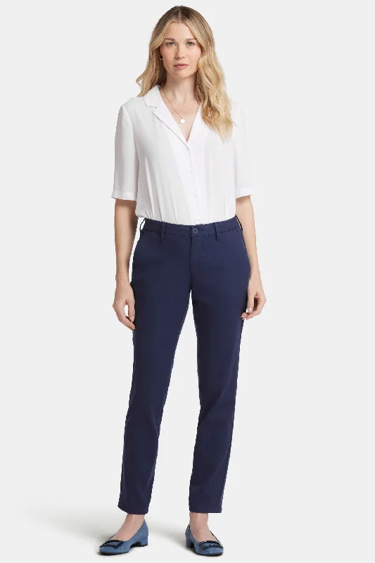 Sheri Slim Trouser Pants - Starless Sky