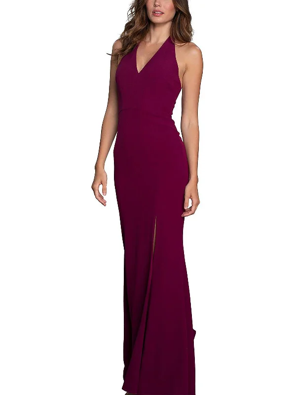 Shiloh Womens V Neck Evening Maxi Dress